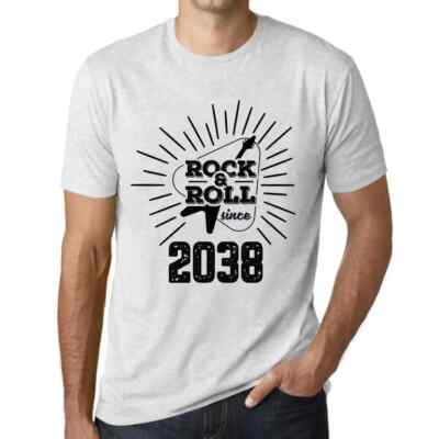 ULTRABASIC Herren T-Shirt Gitarre und Rock & Roll seit 2038 Guitar and Rock &