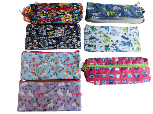 Estuche Lápiz Unicornio Dinosaurio Cómic Dibujos Niñas - Papelería Escolar |