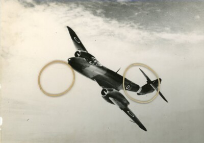 GLOSTER METEOR - Original Aircraft photo Ron Moulton collection