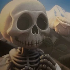 iphone 15 plus phone case cartoon shull and rose 