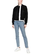 Bnwt Womens Kenzo Black Double Zipped Bomber Elevated Military Jacket M Rrp £495