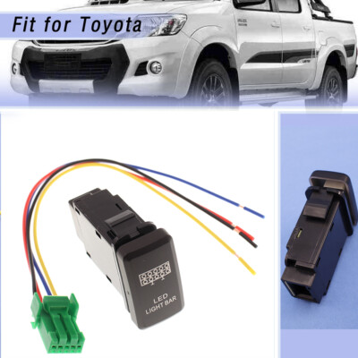 Beleuchtet Schalter Wippschalter Für Toyota Cruiser Prado Hilux