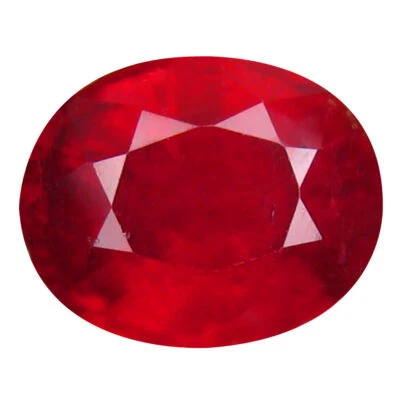 Rubin, 4,45 cts, Mosambik Pigeon Blood Red Ruby, Zertifikat - Bild 1 von 3