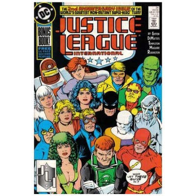 Justice League #24 - 1987 series DC comics NM minus Full description below [n*