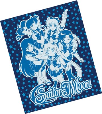 Sailor Moon Super Group In Sky Anime Throw Blanket ...