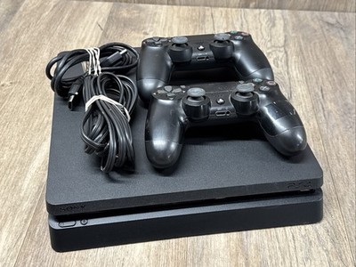 Sony PlayStation 4 Slim 1TB Console CUH-2215B W/ 2 Controllers