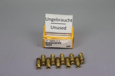 Parker X68HD-3-2 Hydraulische Anschlussverschraubung10xStücke Unused OVP