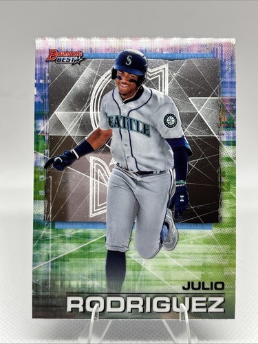 2021 Bowman's Best Refractors #49 Julio Rodriguez listed as RC - Picture 1 of 2