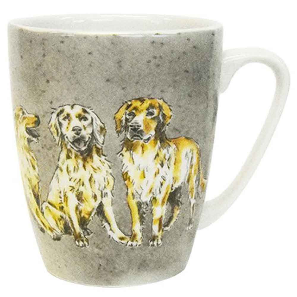 Queens Golden Retrievers Mug Fine China 400ml Oak Coffee Tea Mug
