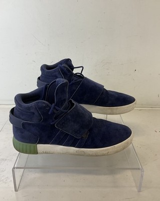 Adidas Tubular Invader Strap Dark Blue Suede Sneakers 11
