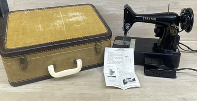 sewing machine Spartan Singer 192 GREAT BRITAIN Case Instructions Simanco rfj9-8