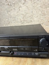 Optimus SCT-84 Cassette Player Recorder Black High Speed Dubbing Auto Reverse