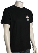 Rip Curl Search Icon T-Shirt - Black - New