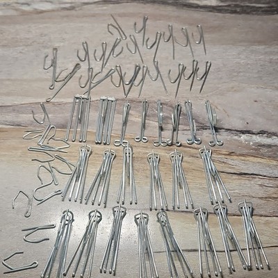 Silver Drapery Hooks 54 Pack Curtain Panel Hanging Hardware Replacement Parts