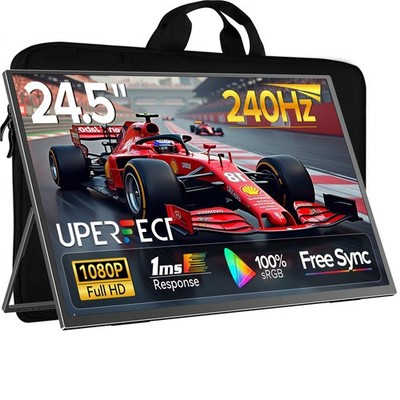 24,5 Zoll 240Hz Tragbarer Gaming Monitor 1080P Freesync Gaming Monitore mit VESA