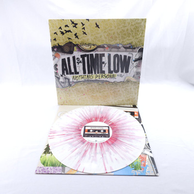 All Time Low Nothing Personal White W/ Red Splatter Vinyl Record LP