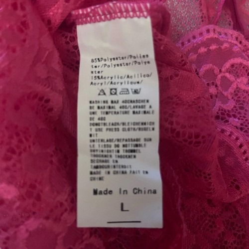 Barbie Rosa Spitze Teddy Damen L Romantisch Femenine Dessous Neu ohne Etikett - Bild 8 von 8