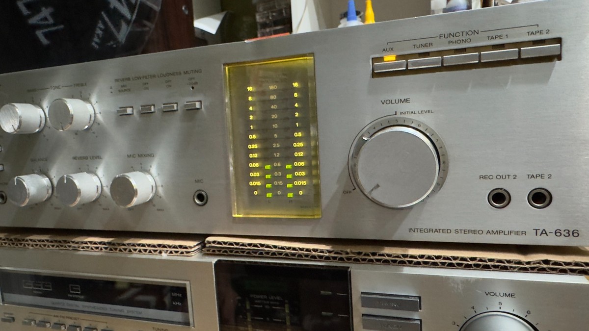 Sony TA-636 Integrated Stereo Amplifier – Serviced – Working – | eBay