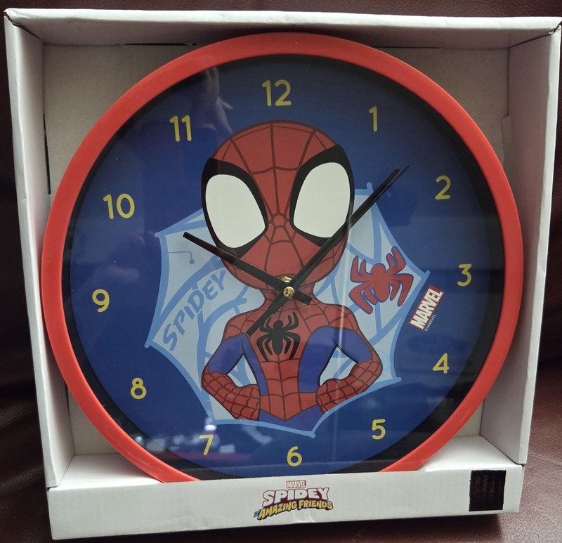 Marvel’s Spidey amazing friends clock