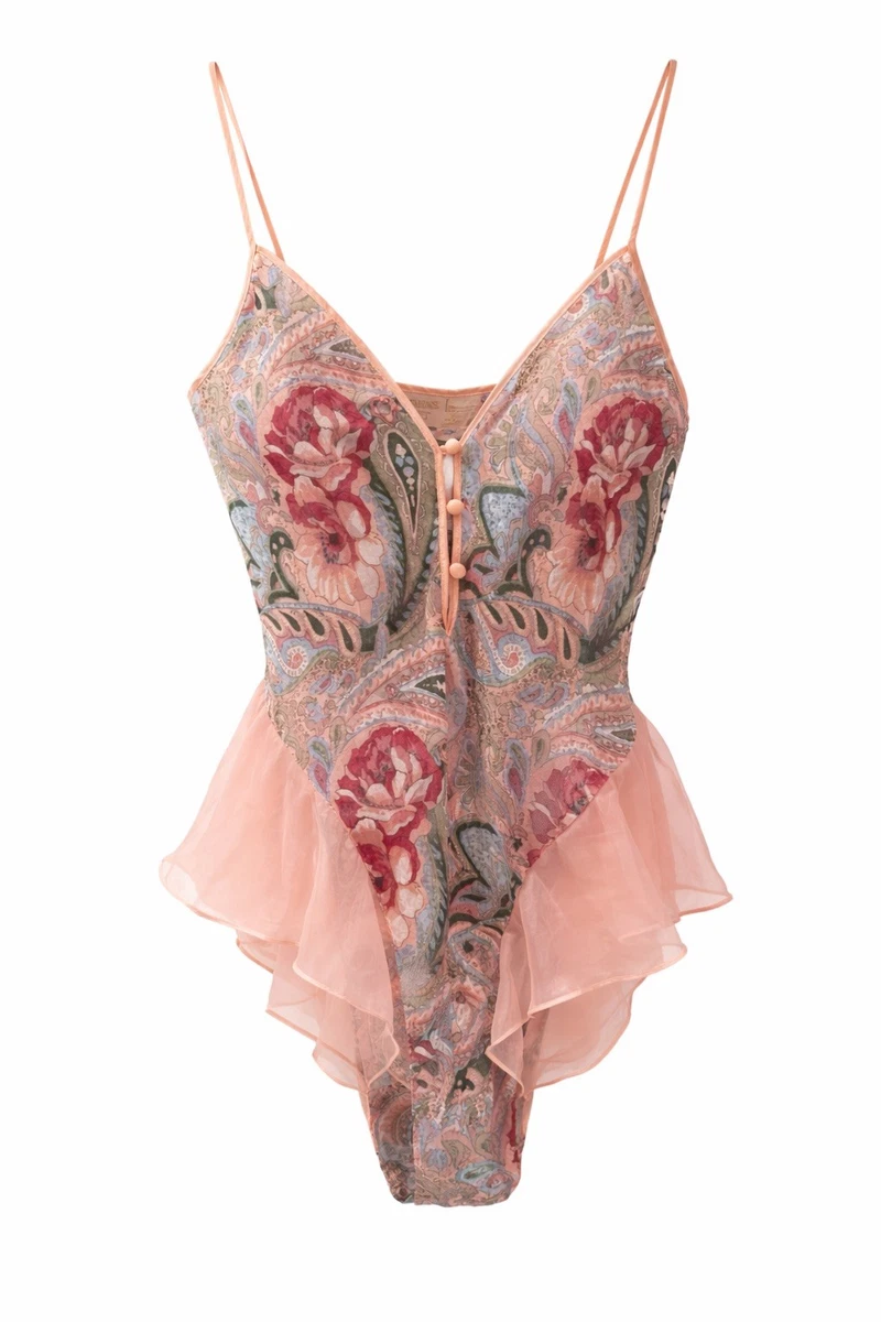 Haut De Pyjama Victoria's Secret Scintillant Floral - Taille M, Vintage, Occasion Très Bon état