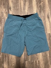 lululemon Bowline Shorts BlueGreen Men s Size Medium 8" Inseam