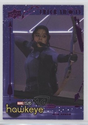 2023 Upper Deck Marvel Studios Hawkeye Trick Shots Purple 4/10 Acid Arrow 0bf7