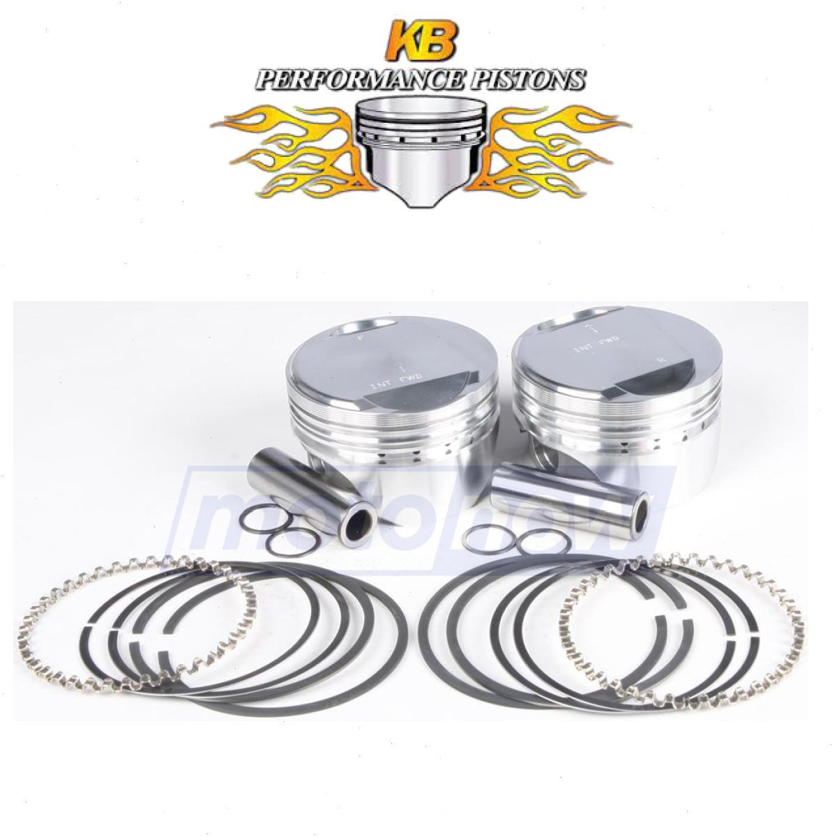 KB Forged Piston Kit for 1986-1994 Harley Davidson FXR Super Glide II - fo
