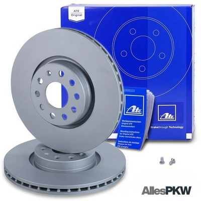 ATE Bremsscheibe 24.0125-0158.1 (2 Stk.) für VW, Cupra, Skoda, Audi - VAG