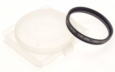 LEICA UVa 13131 CAMERA LENS FILTER EXCELLENT E39 BLACK CASED CLEAN MINT