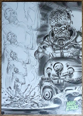 2015 Mars Attack's Occupation Concept Card 31 THE SHRINK RAY.