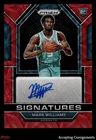 2022-23 Panini Prizm Prizms Choice #49 Mark Williams RC ROOKIE AUTO