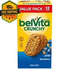 belVita Breakfast Biscuits, Blueberry, 12 Pac...
