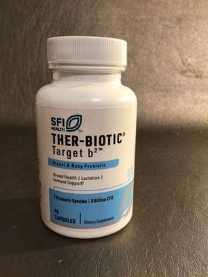 SFI Health Ther-Biotic Target B2 Breast & Baby Probiotic 90 Count Exp 8/26