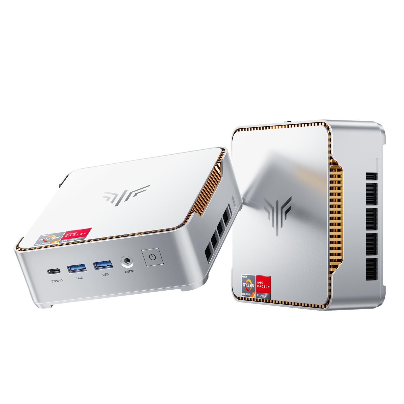 P2 Mini Device NiPoGi P2 Mini PC AMD Ryzen Embedded R2544( Up to 3.7GHz) 16GB +512GB ...