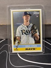 2025 Topps Heritage High Number Eric Orze RC #589 Chrome Tampa Bay Rays