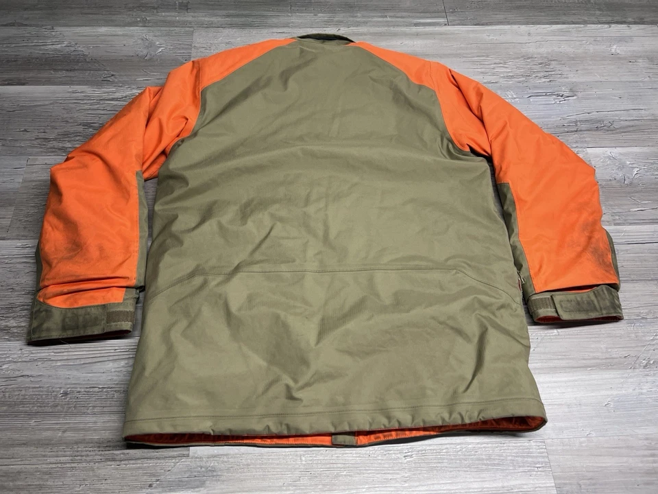 Parka Patagonia Niños Marrón Naranja Abrigo de Caza Aislado Juvenil Talla XL Cremallera Foto 2 de 4