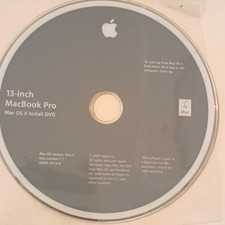 Apple Mac OS X 10.5.7 Install DVD English OEM for MacBook Pro 13-inch