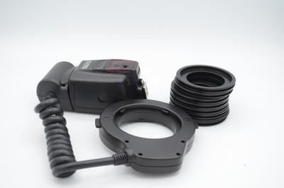 Meike MK-14EXT Macro Ring Lite Flash for for Nikon, with Adapter Ring Set