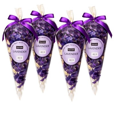 Potpourri 4 Pack Set   Dried Botanical Petals for Bowl or Vase Multi Color