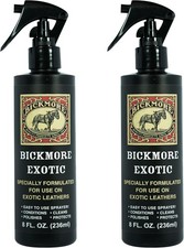 Exotic Leather Cleaner Conditioner for Skins and Leathers 8 Fl Oz Pack of 2