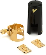 Vandoren LC06P Optimum Soprano Saxophone Ligature - Gilded Gold