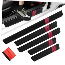 Universal 5PCS Door Sill Protector, Car Door Threshold Protection, Car/SUV