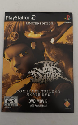 Jak and Daxter DVD Limited Edition Movie PlayStation 2