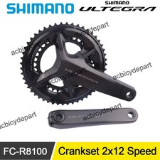 Shimano Ultegra FC-R8100 Crankset 2x12-Speed for Road Bike 160/165/170/172.5mm