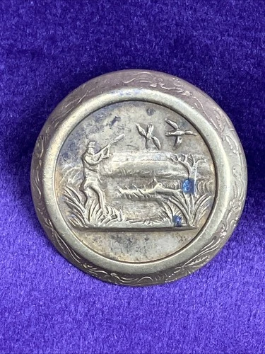 Civil War Waterville Mfg Shooting Division Uniform Button