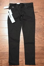 Armani Exchange A X J14 Men Skinny Fit Black Stretch Denim Jeans 34S 34X30