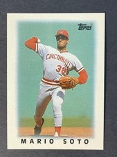 1986 Topps MINI - League Leaders - MARIO SOTO # 42 – MT