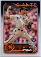 2024 Topps Chrome Keaton Winn #208 Refractors San Francisco Giants
