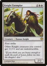 MTG Knight Exemplar  - Duel Decks: Knights vs. Dragons #14