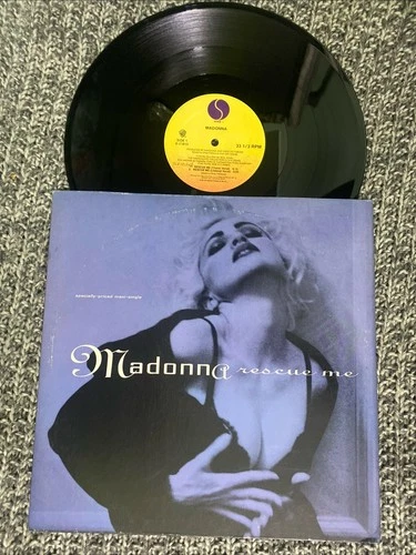 Madonna Lp 12” Rescue  Me  1991 V. G  Original Press